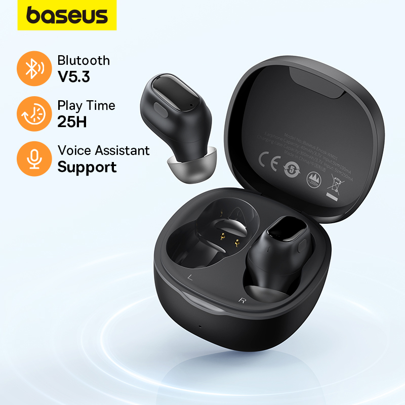 Baseus Encok True Wireless Earphones WM01 Black